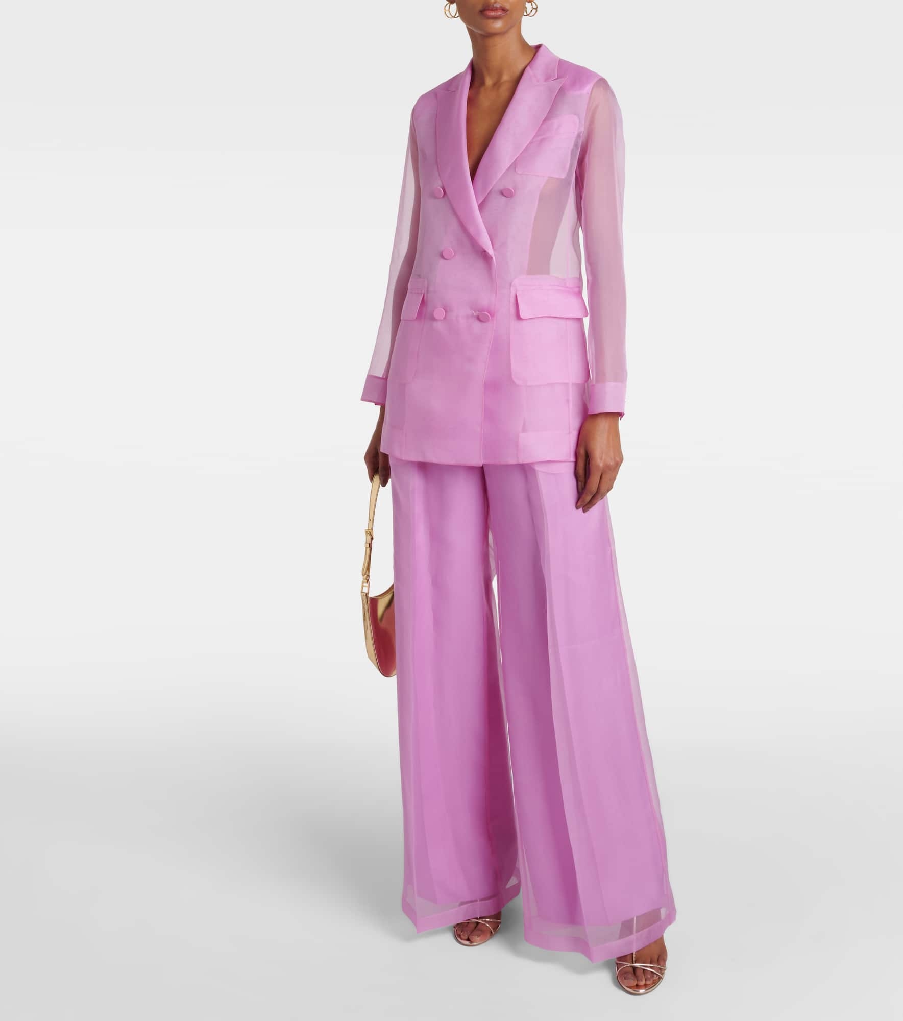 Negrar silk organza blazer - 2