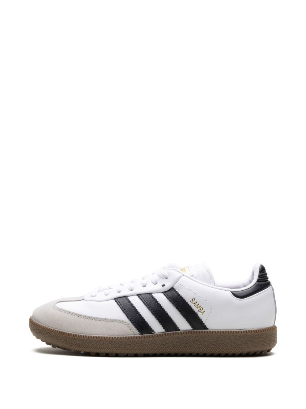 Samba Spikeless Golf "White/Black/Gum" - 5