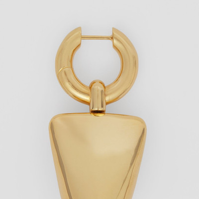 Burberry Gold-plated Cow Bell Detail Earrings outlook
