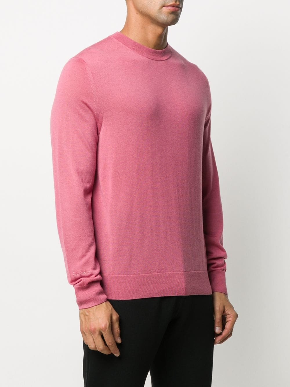 round neck merino knit jumper - 3