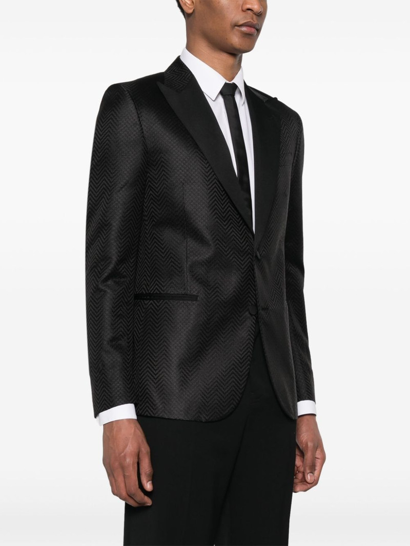 single-breasted silk blazer 3