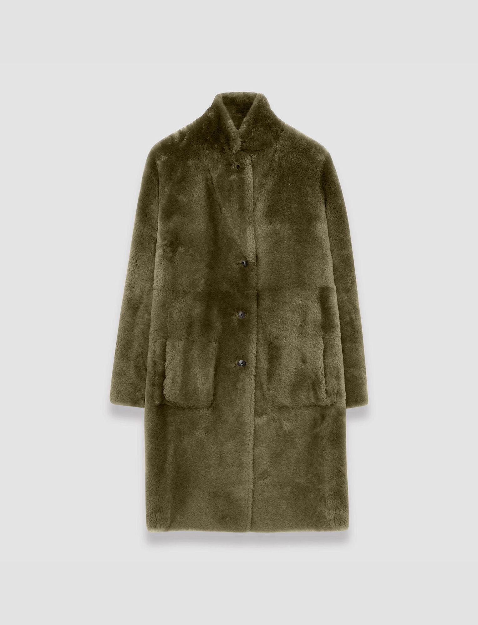 Reversible Shearling Britanny Coat - 1