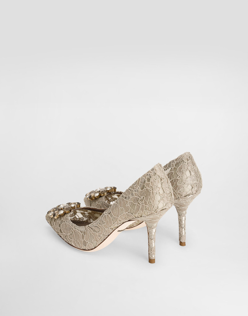 Dolce & Gabbana Pump in Taormina lace with crystals outlook