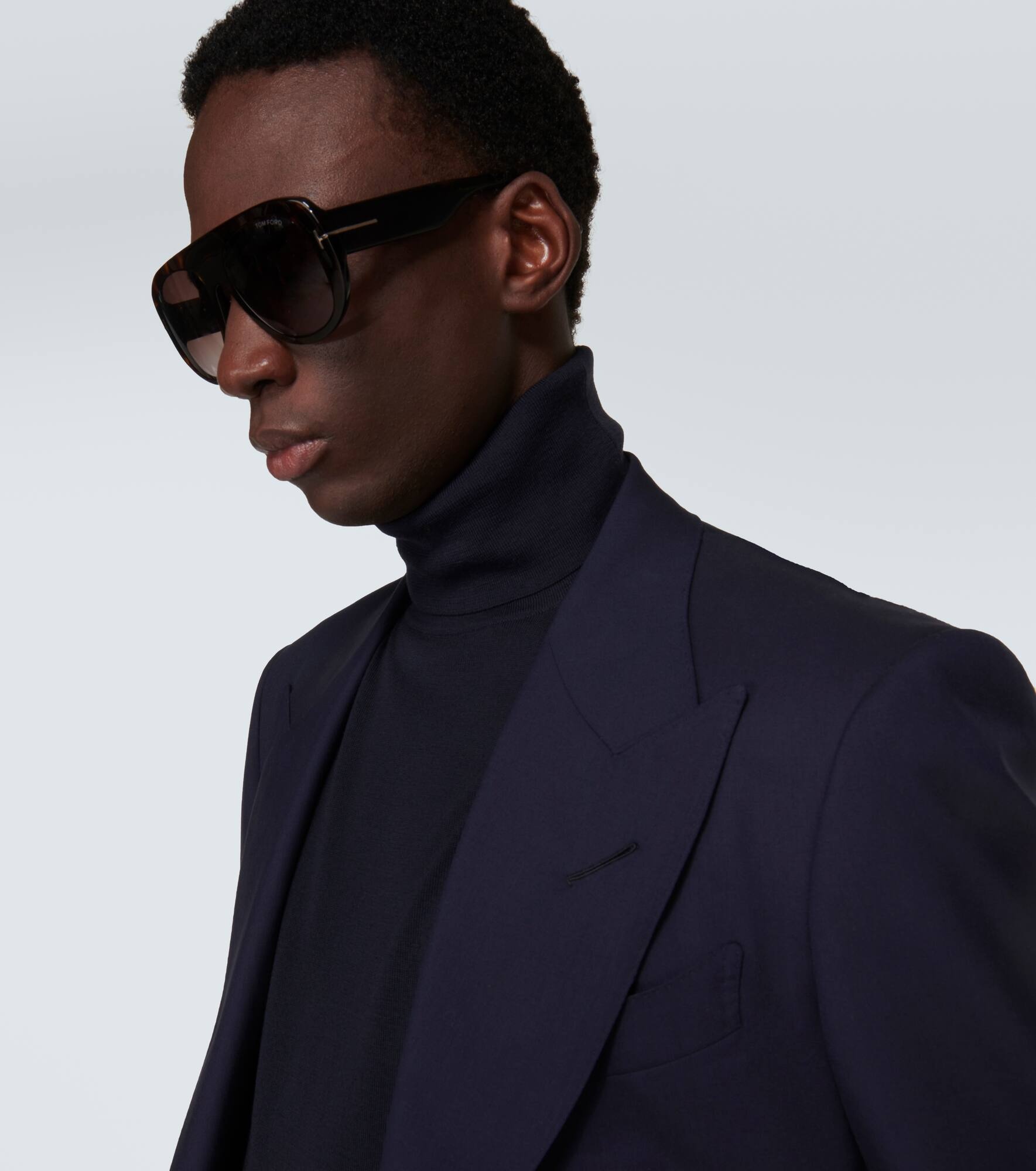 Wool turtleneck sweater - 6