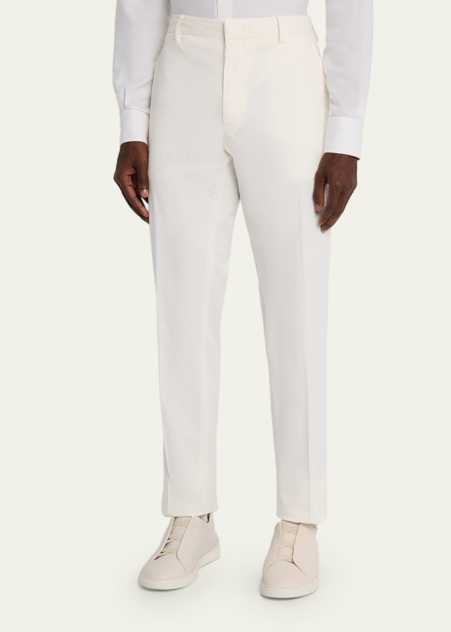 Men's Slim Flat-Front Pants - 4