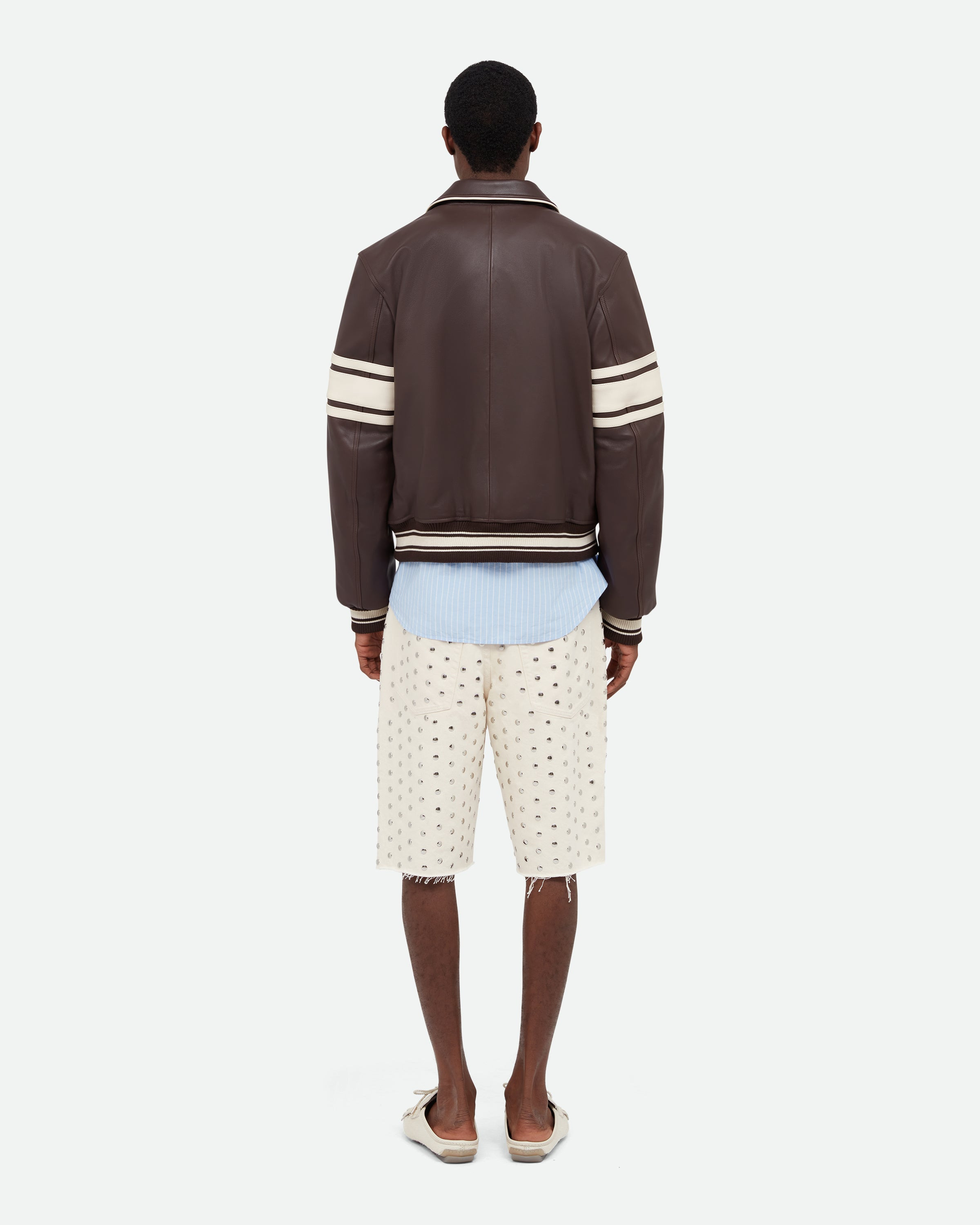 Wales Bonner x Stüssy Leather Varsity - 2