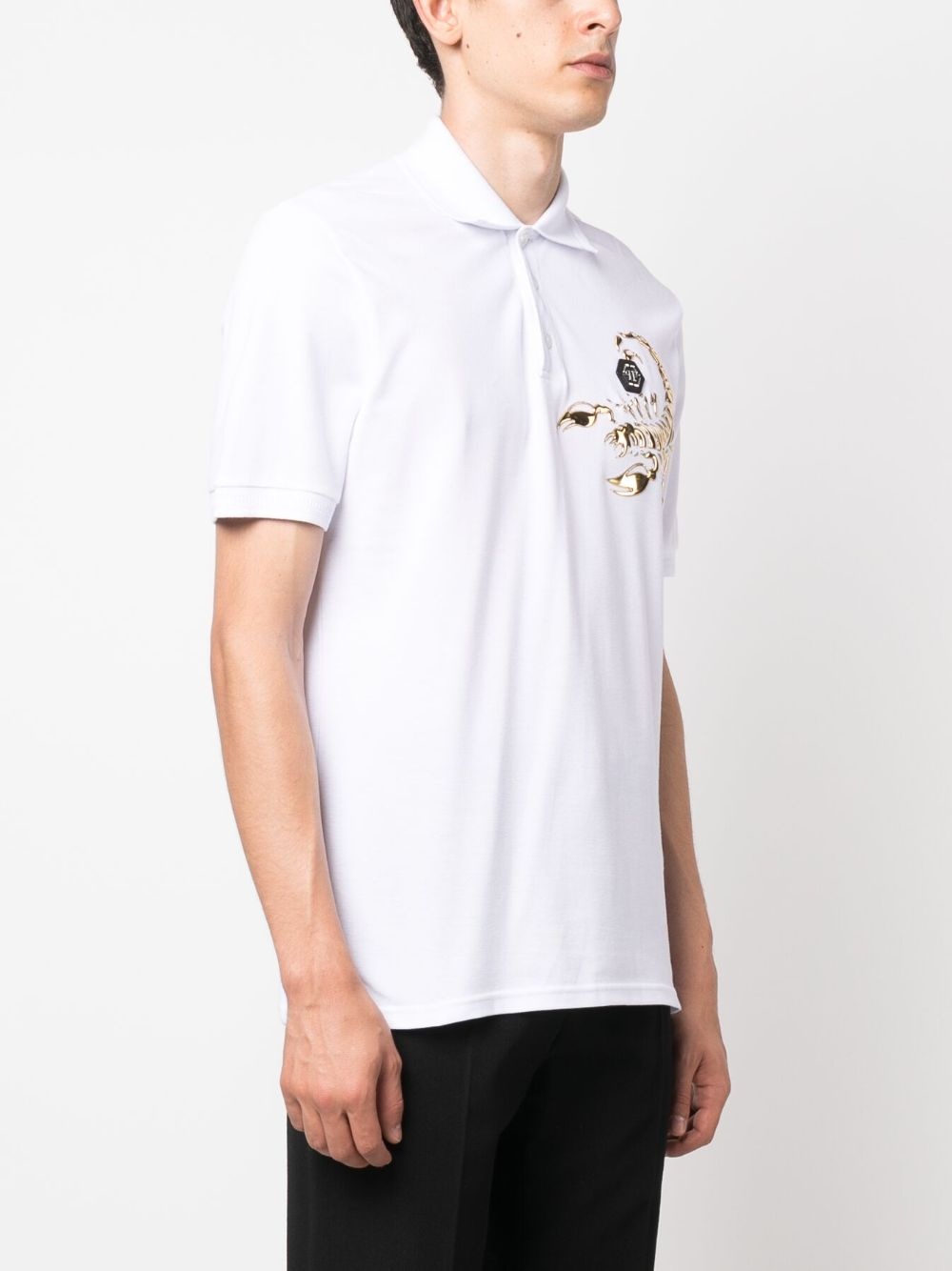 Scorpion cotton polo shirt - 3