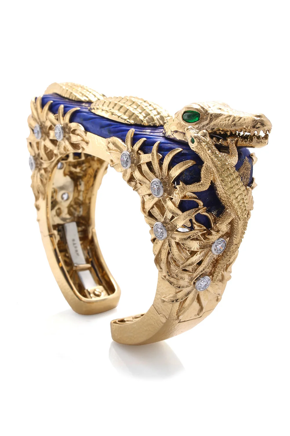 Lapis Lazuli Nile Cuff Bracelet - 1