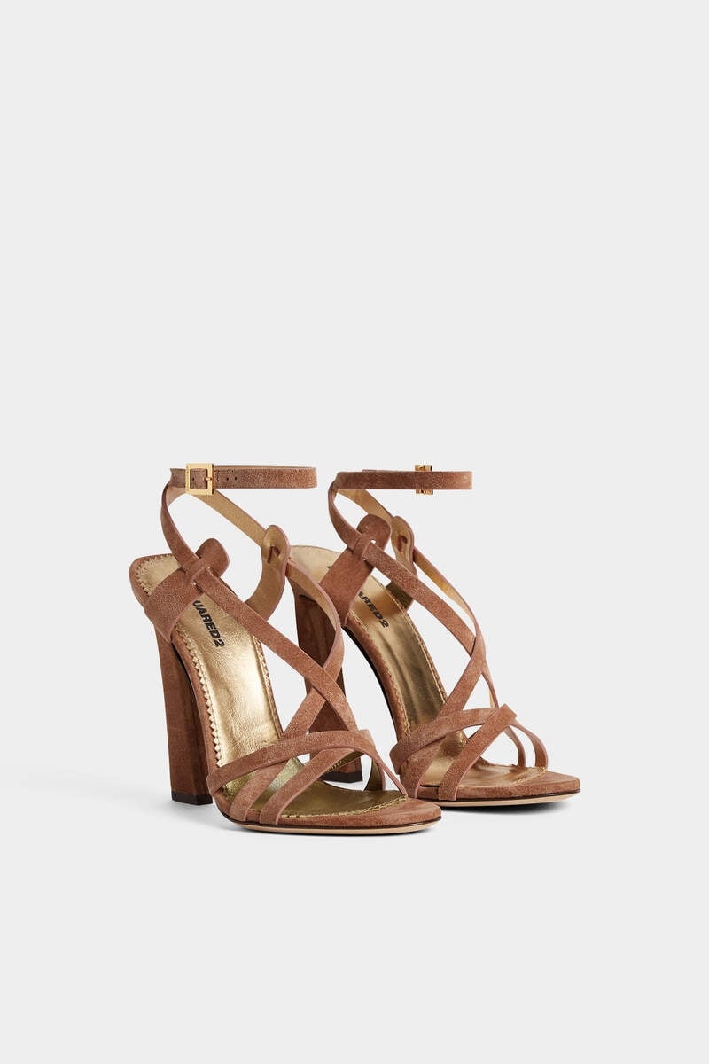 TWIN HEELED SANDALS - 2
