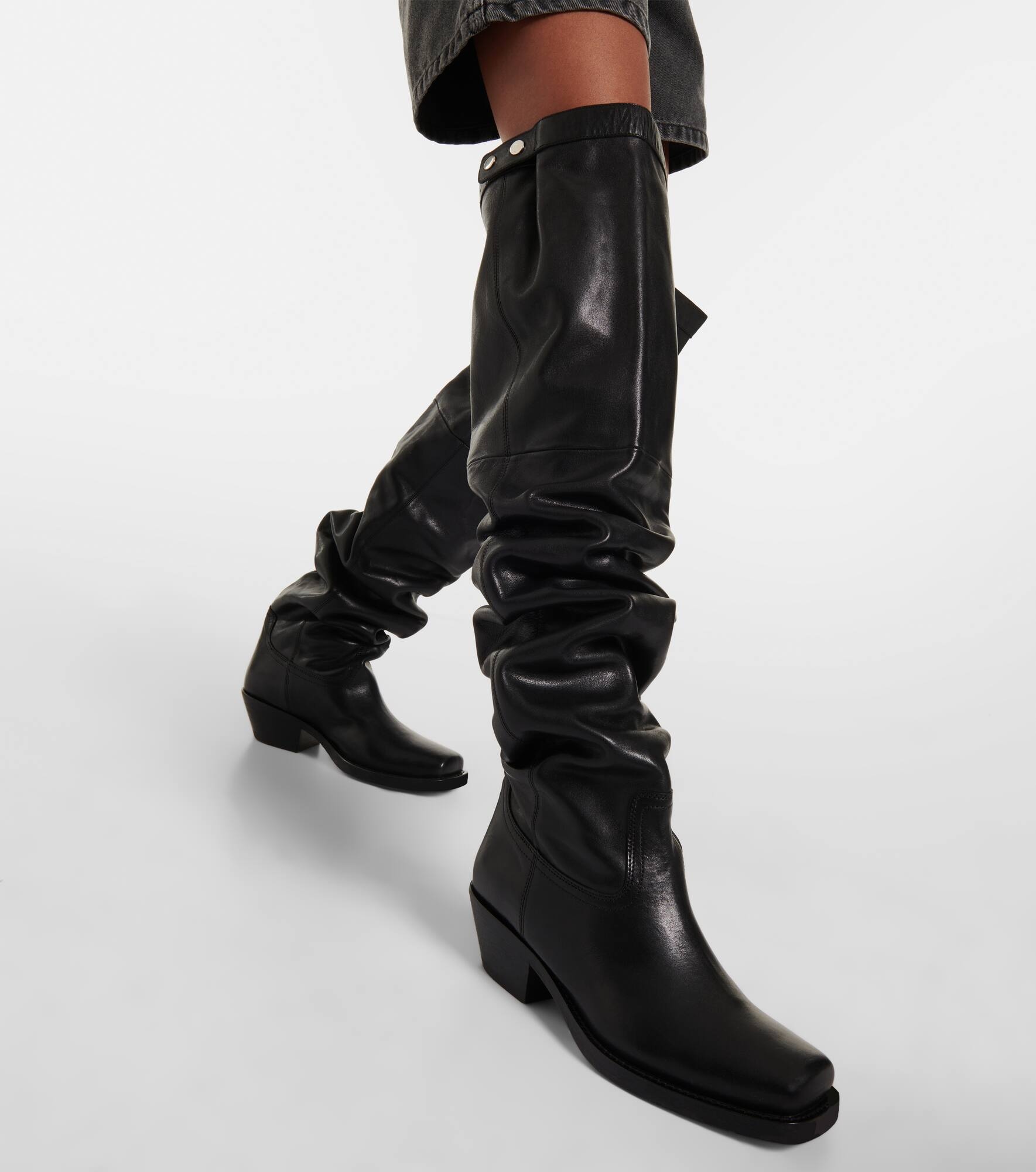 Amati leather knee-high boots - 4