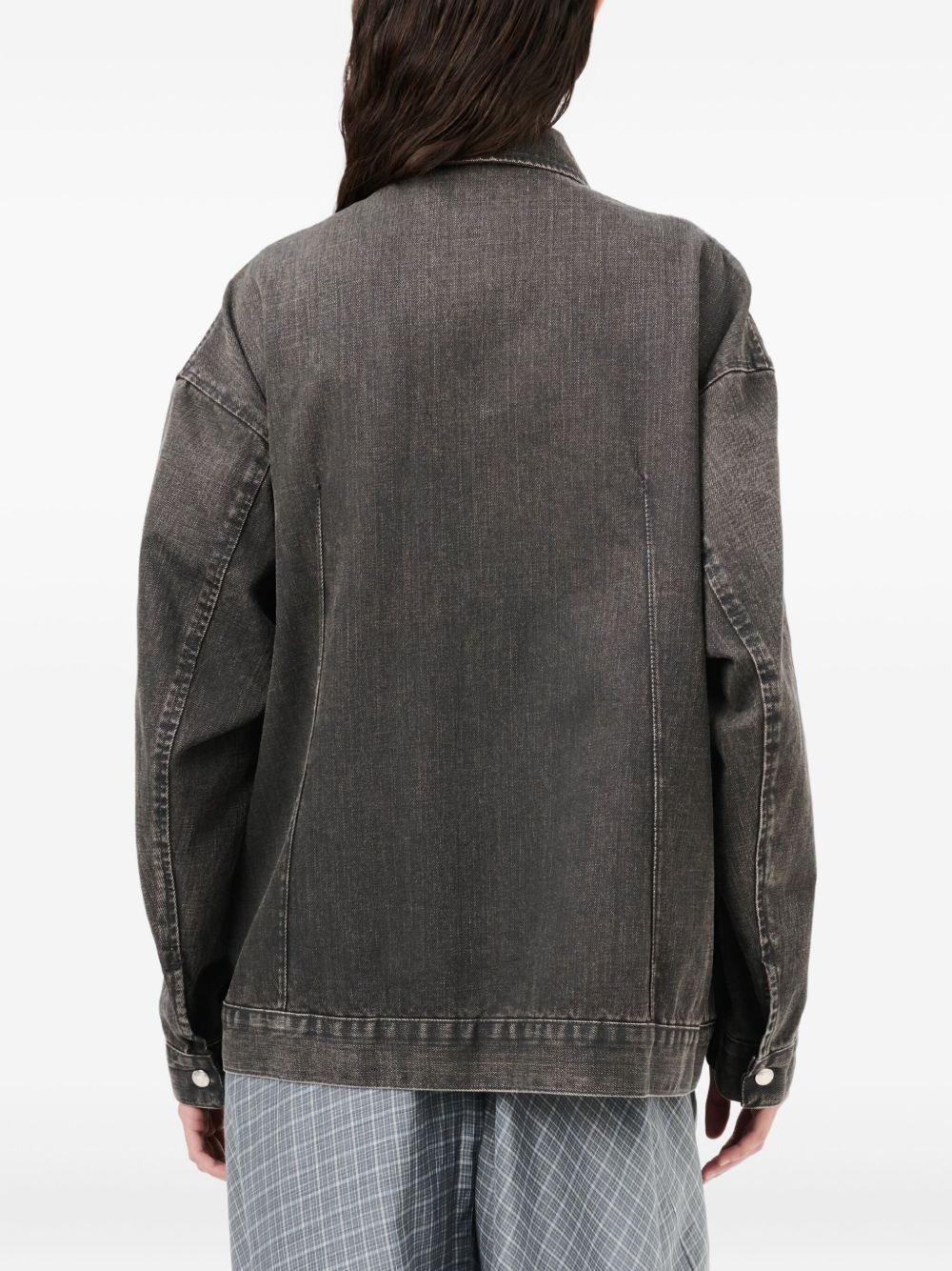 Draft panelled denim jacket - 4