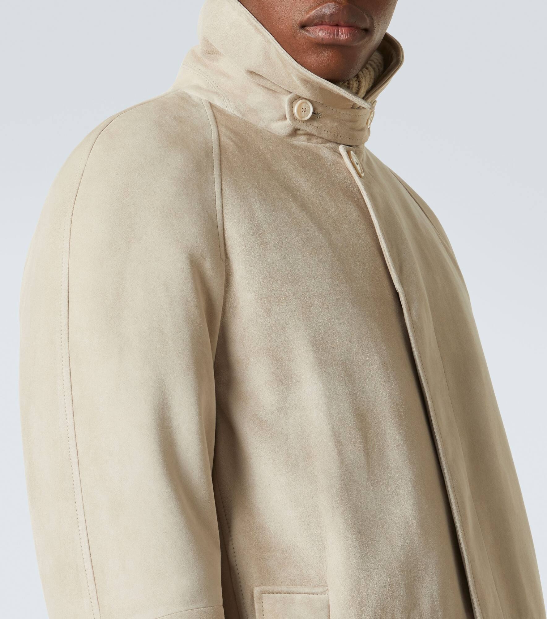 Suede car coat - 6