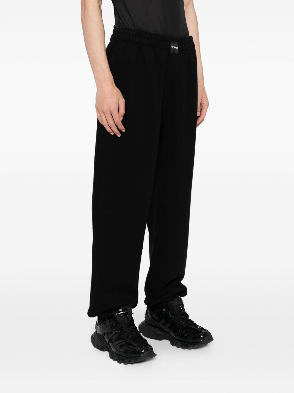 logo-embroidered trousers - 3