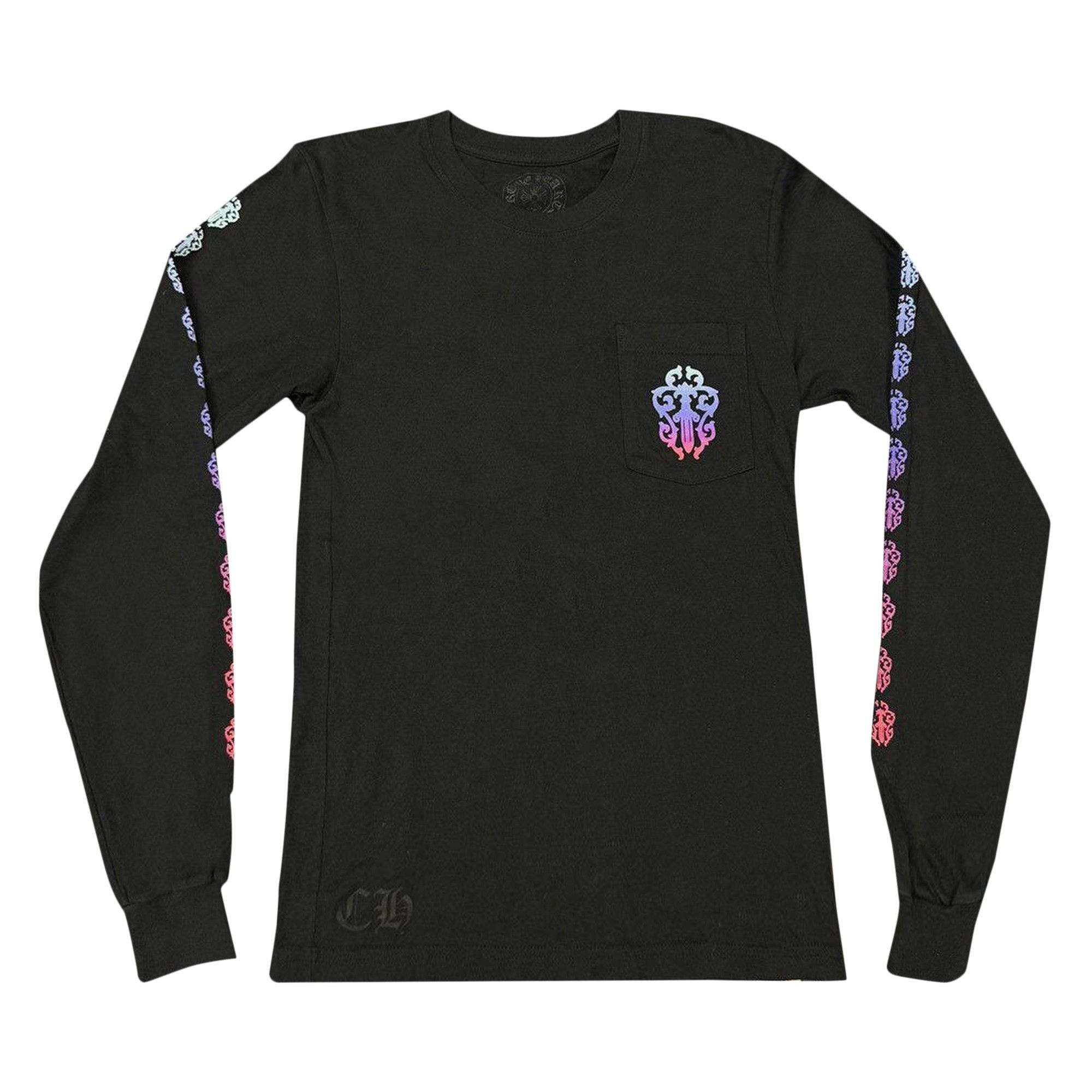 Chrome Hearts Gradient Dagger Pocket Long-Sleeve 'Black' - 1