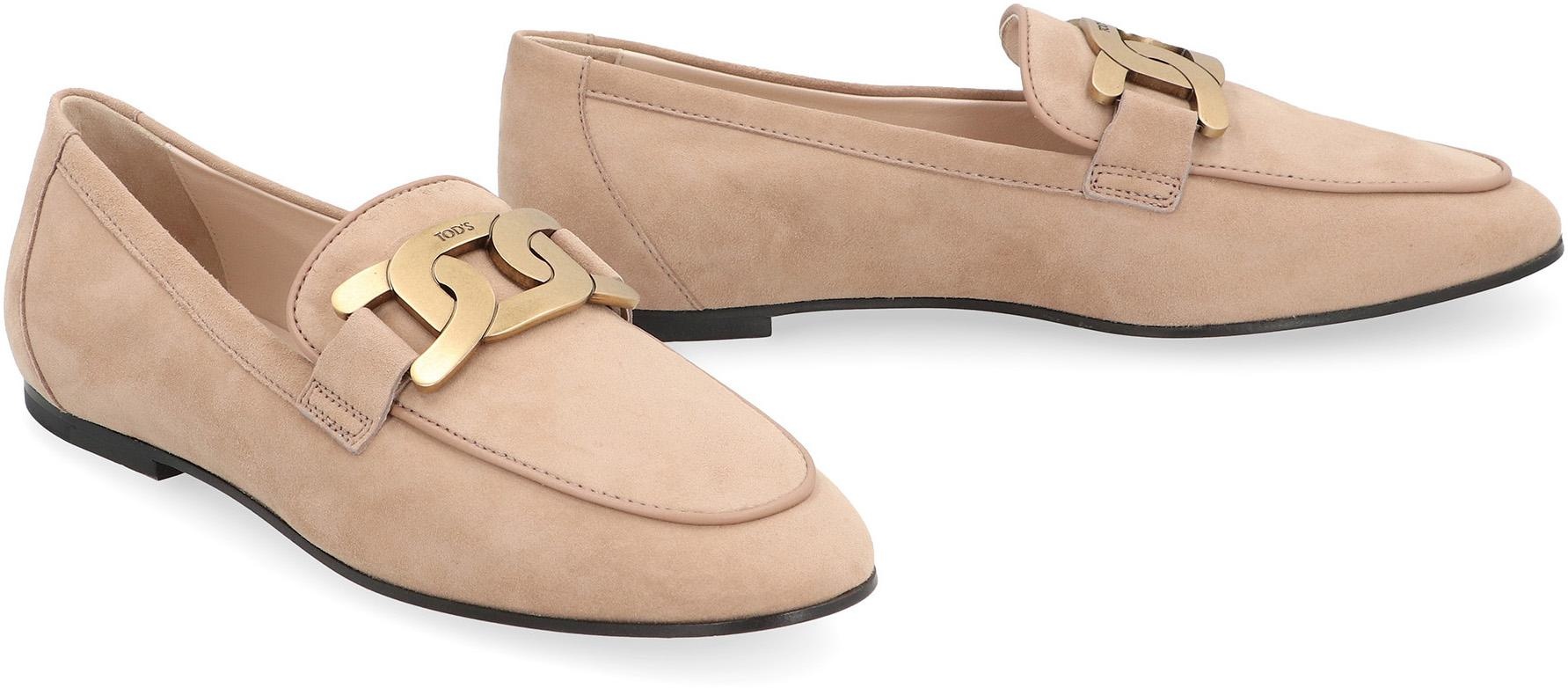 TOD'S KATE SUEDE LOAFERS - 3