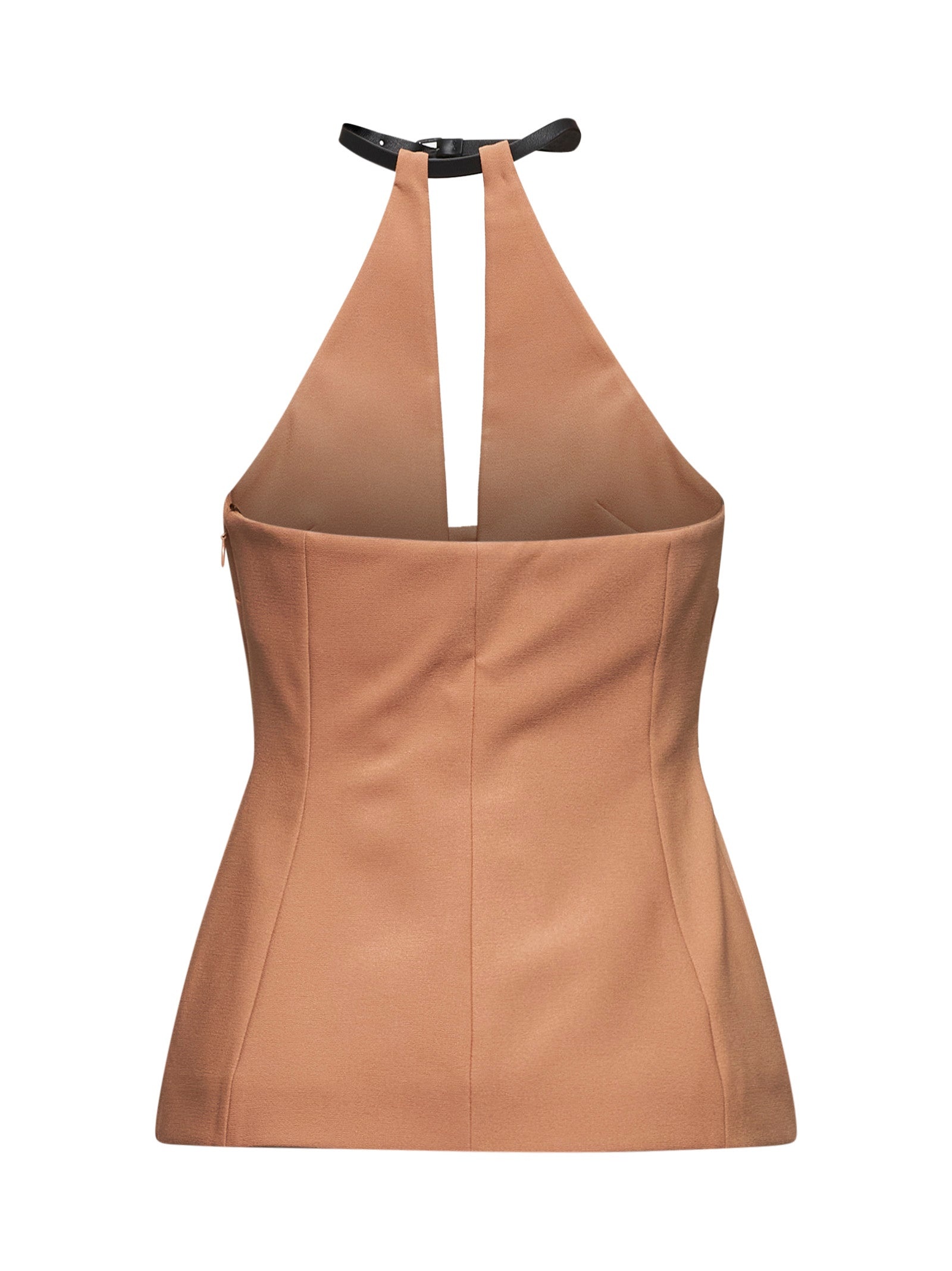 Nude stretch crepe top - 2