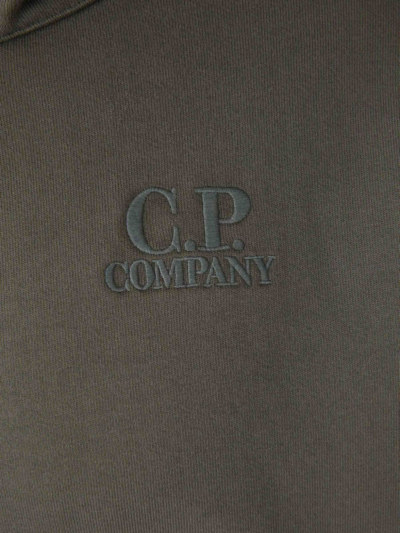 logo-detail zip-up hoodie 5