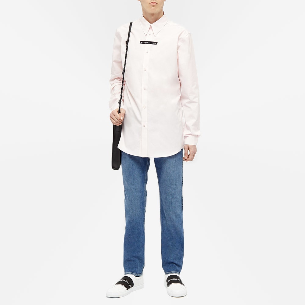 Givenchy Tape Logo Poplin Shirt - 6