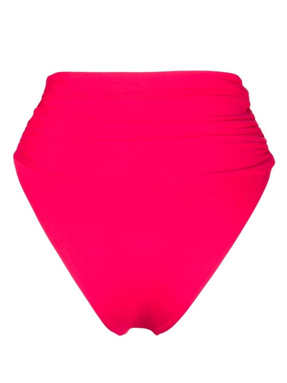 Twisted high-waisted bikini bottoms - 2