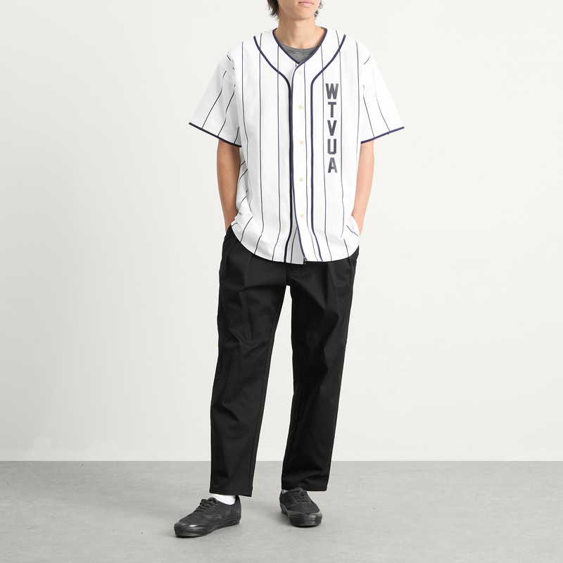 WTAPS WTAPS Stripe Baseball Shirt outlook