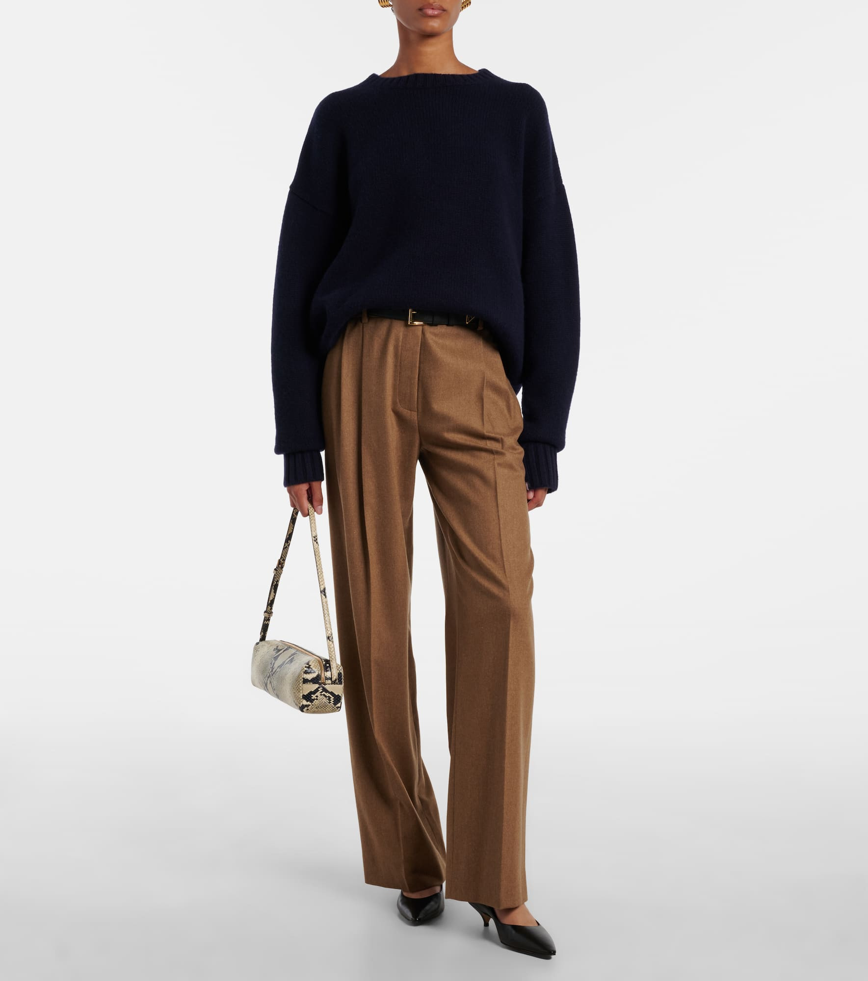 Lovely ribbed-knit cashmere sweater - 2