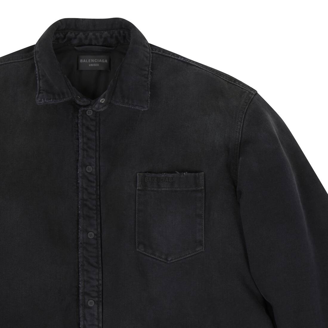 Padded Shirt in Black - 9
