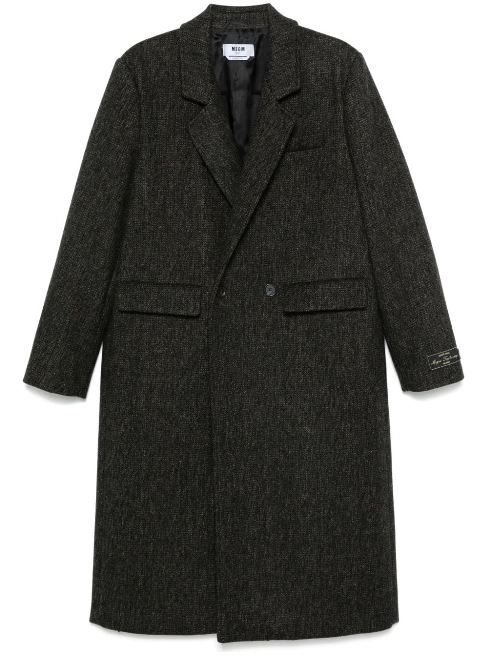 double-breasted coat - 1
