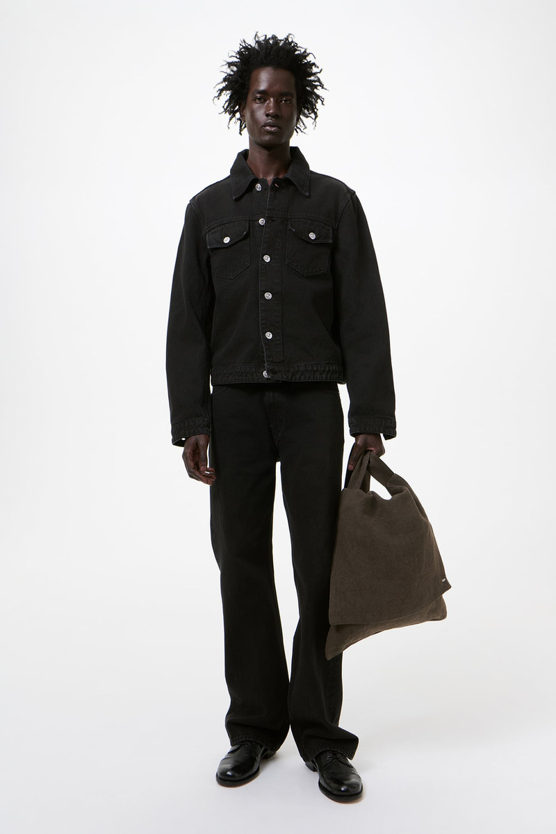 Our Legacy Origin Jacket Overdyed Highway Black Cotton outlook