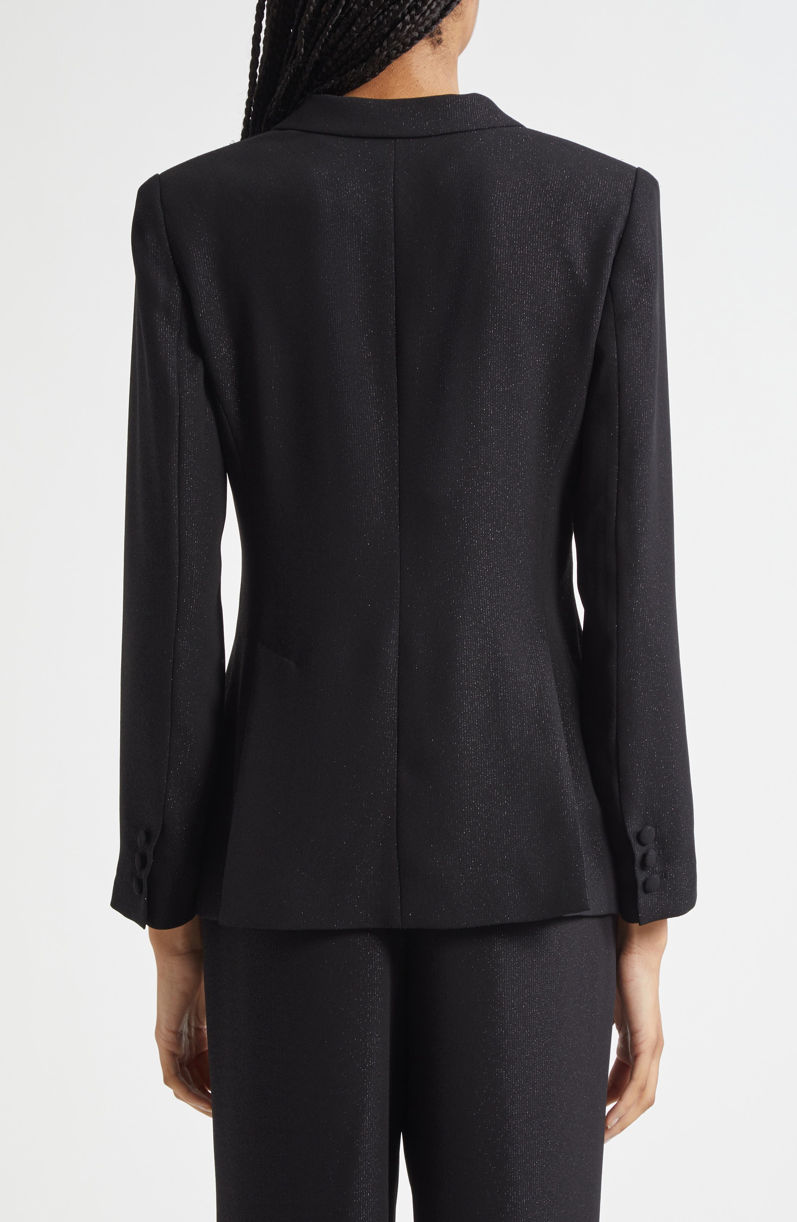 Emporio Armani One-Button Blazer in Solid Black at Nordstrom - 3