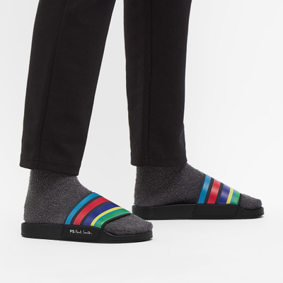 Paul Smith Paul Smith Multi Stripe Pool Slide outlook