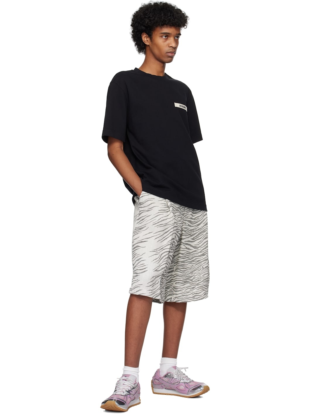 Black Les Classiques 'The Gros Grain' T-shirt - 4
