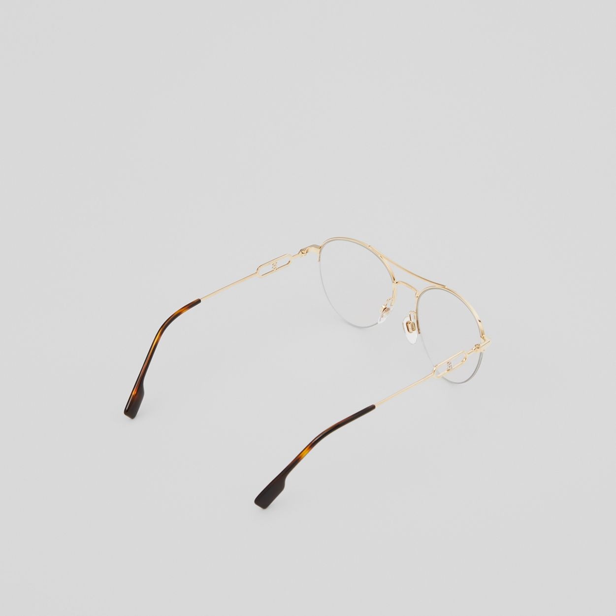 Monogram Motif Chain-link Detail Blue Light Glasses - 5