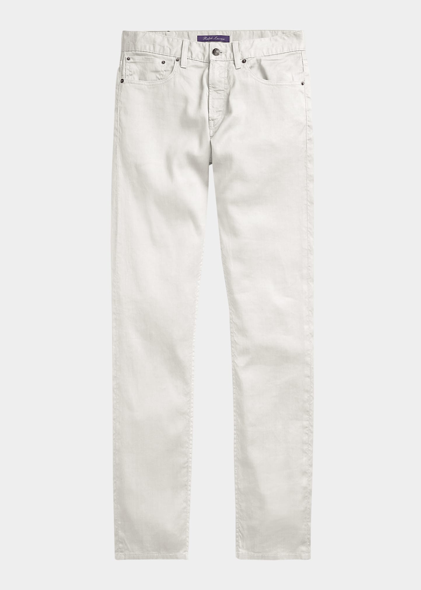 Men's Slim Fit Linen-Cotton Stretch Jeans - 1