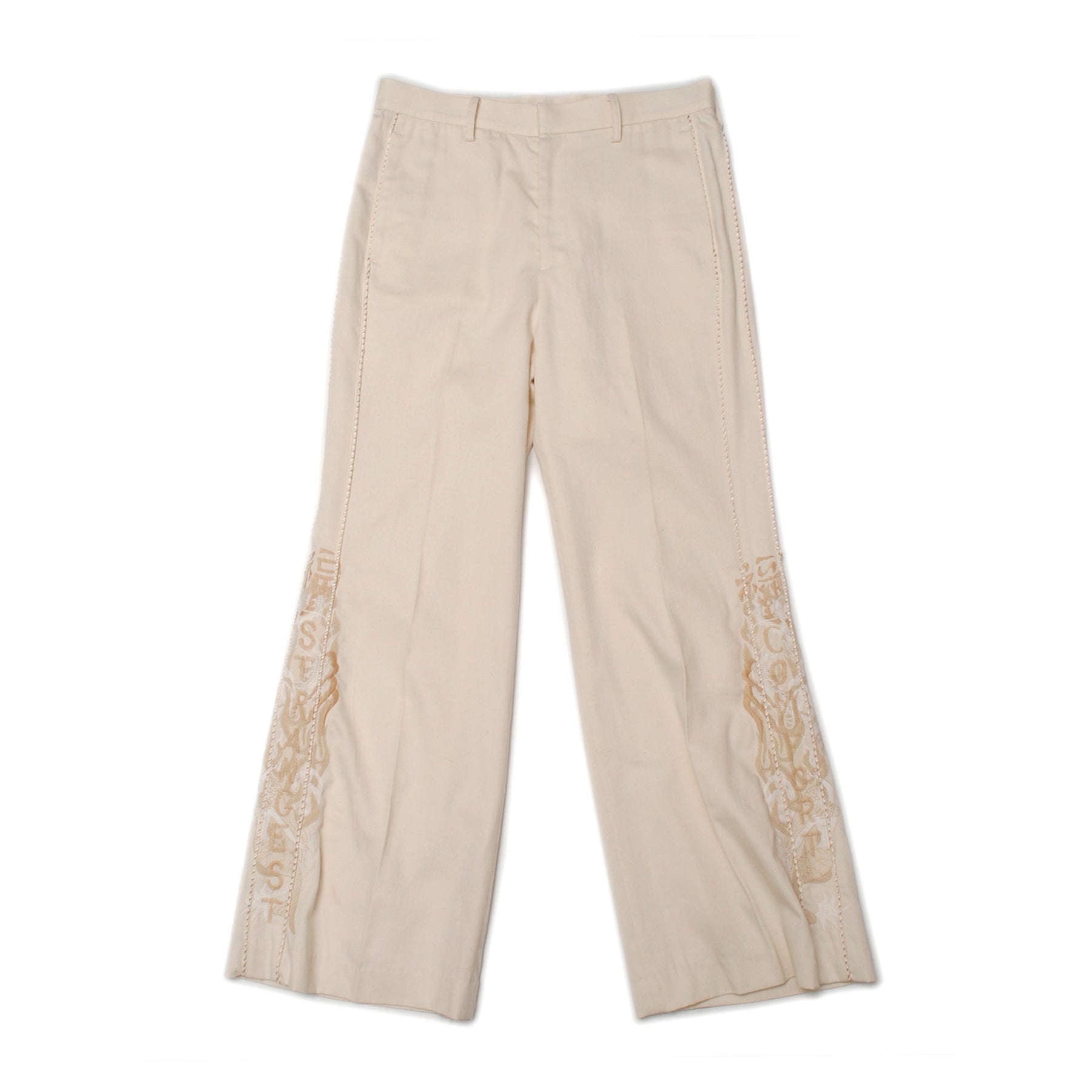 ORGANIC CHAOS TROUSERS / WHT - 1