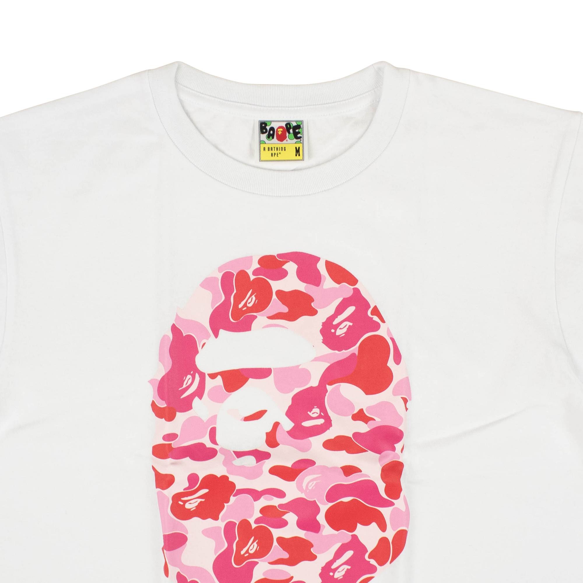 Bape Color Camo T-Shirt 'White/Pink' - 3