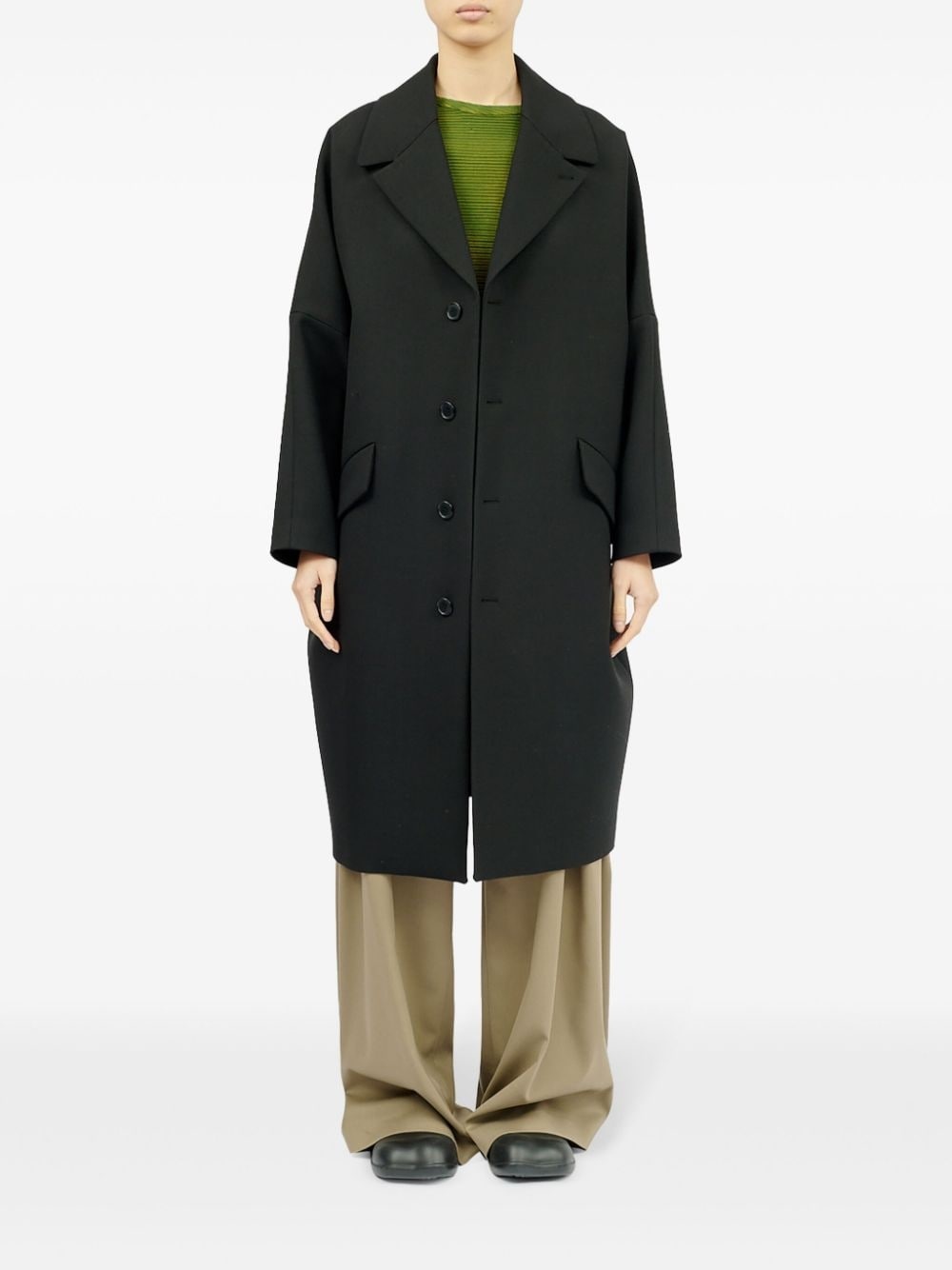 single-breasted wool jacket - 2