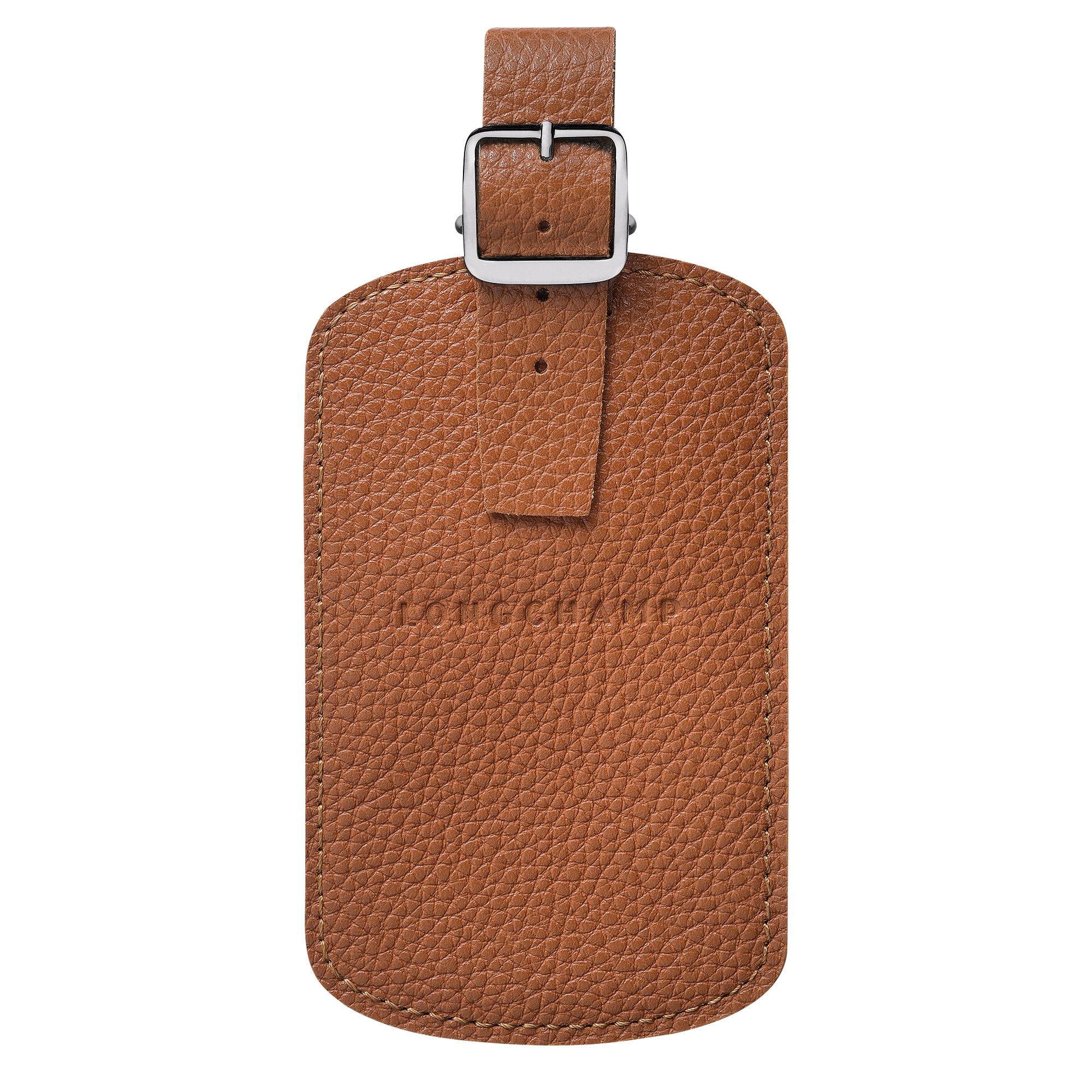 Le Foulonné Luggage tag Caramel - Leather - 1