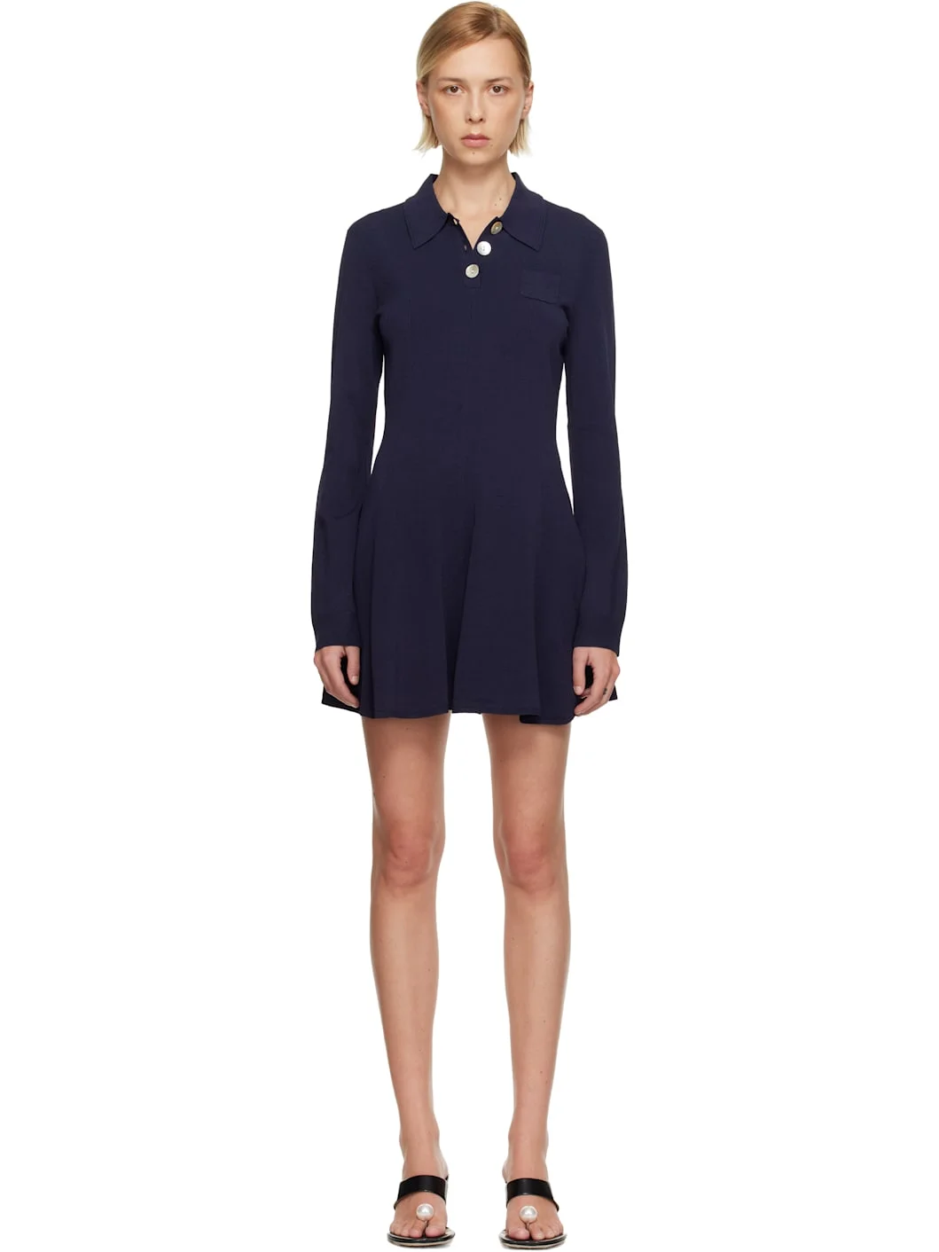 Navy Chupa Minidress - 1