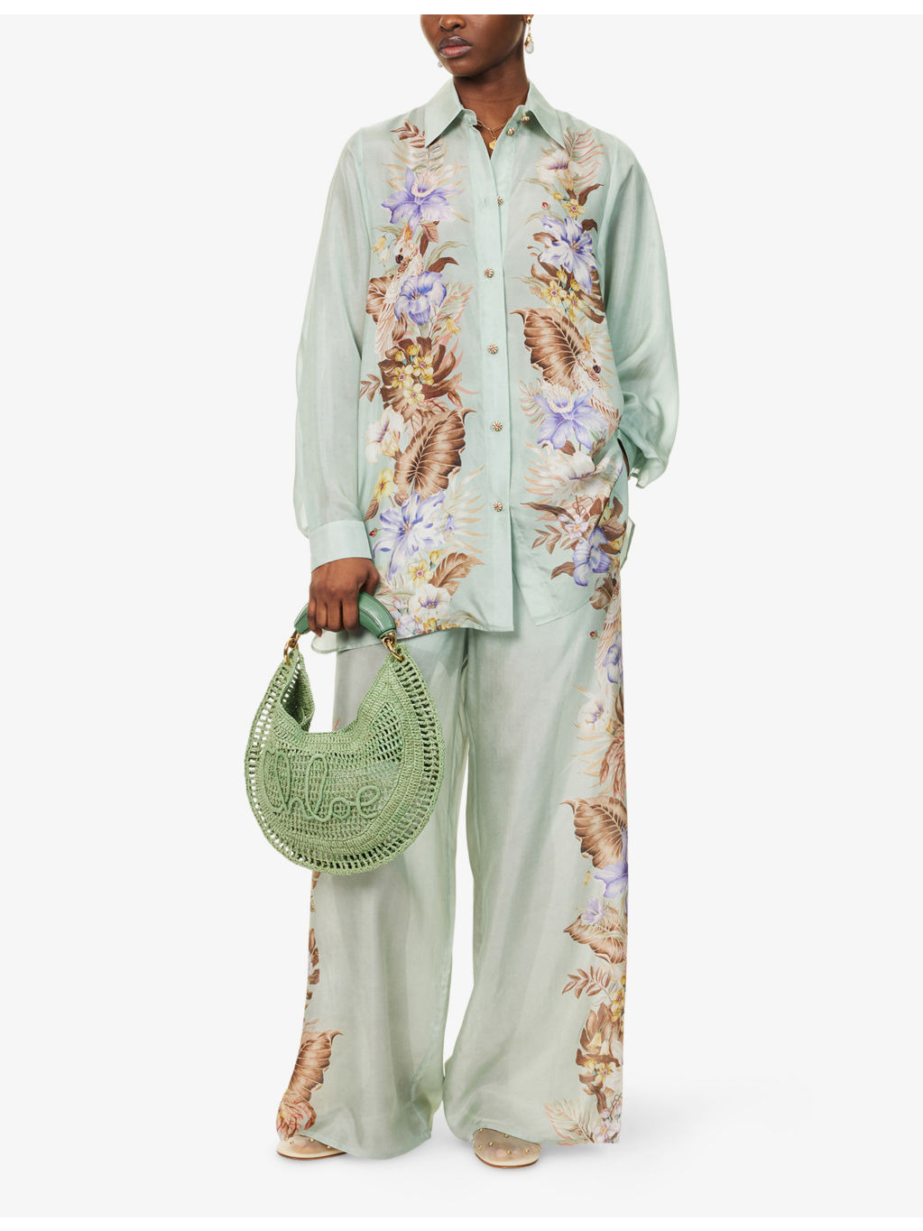 Coco Floral Silk Shirt - 2