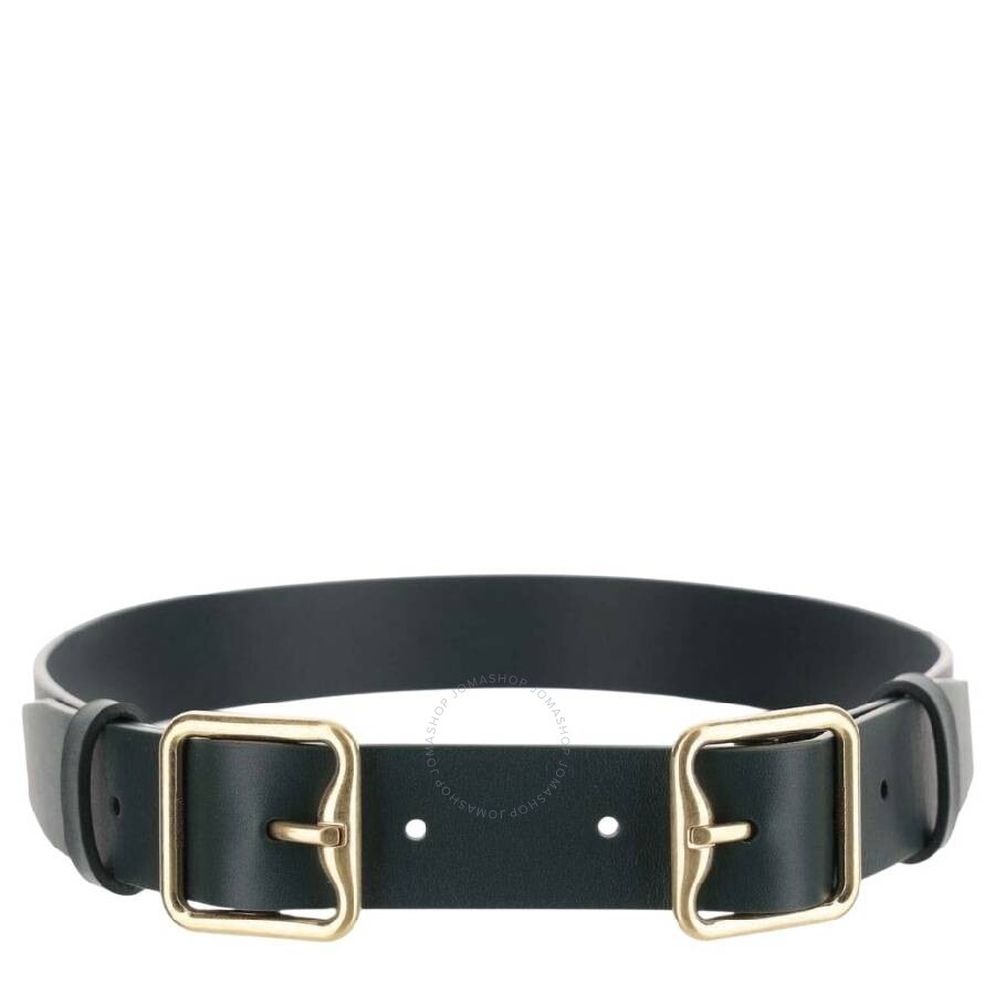 Burberry Double Buckle Leather Belt - 1