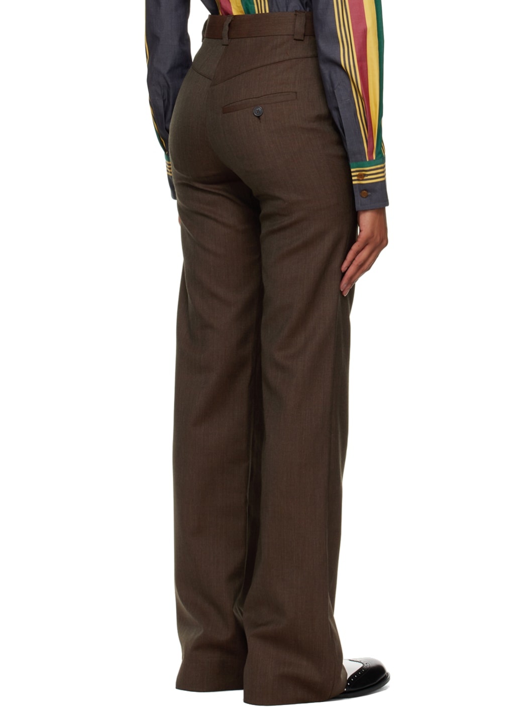 Brown New Ray Trousers - 3