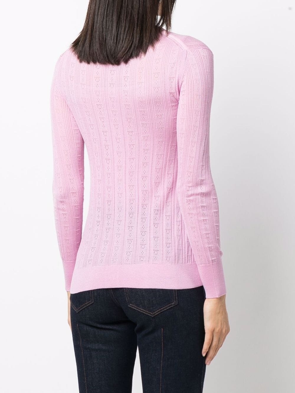 Gancini knitted cardigan - 4