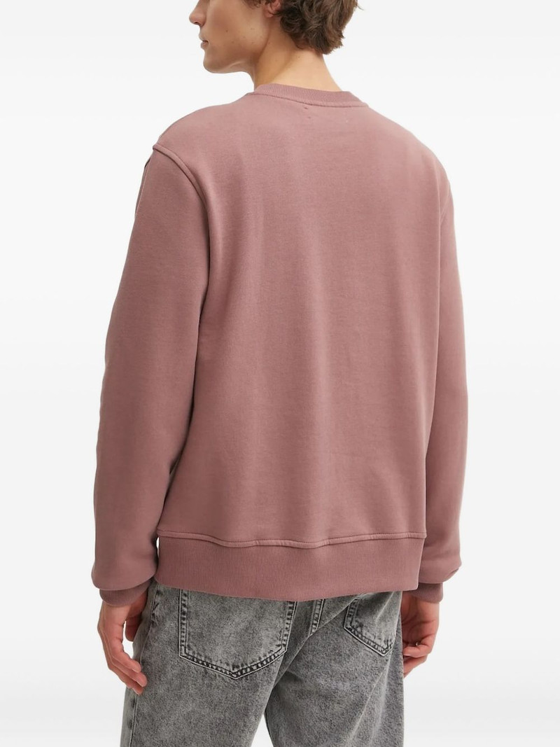 SAMSØE SAMSØE logo-print crew-neck sweatshirt outlook