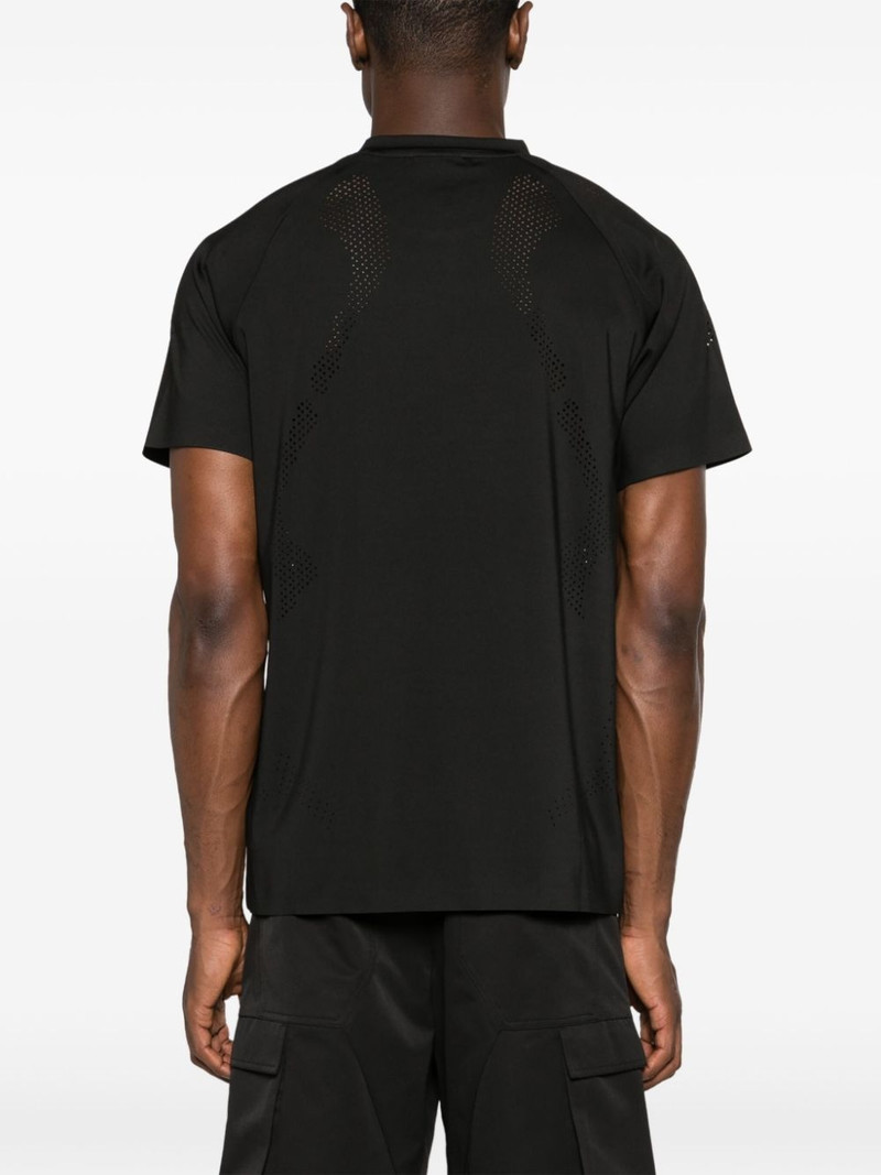 Intine round-neck perforated T-shirt 4