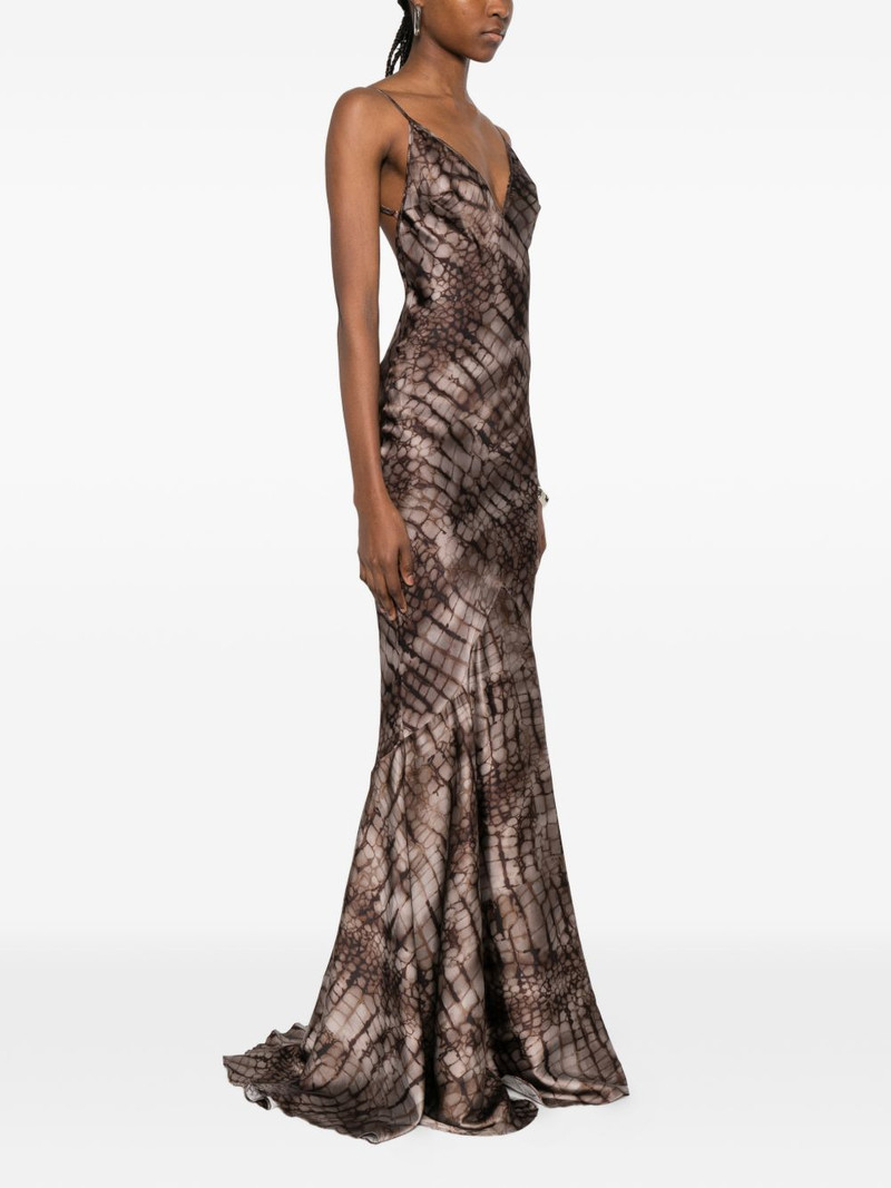 V-neck printed maxi dress 3