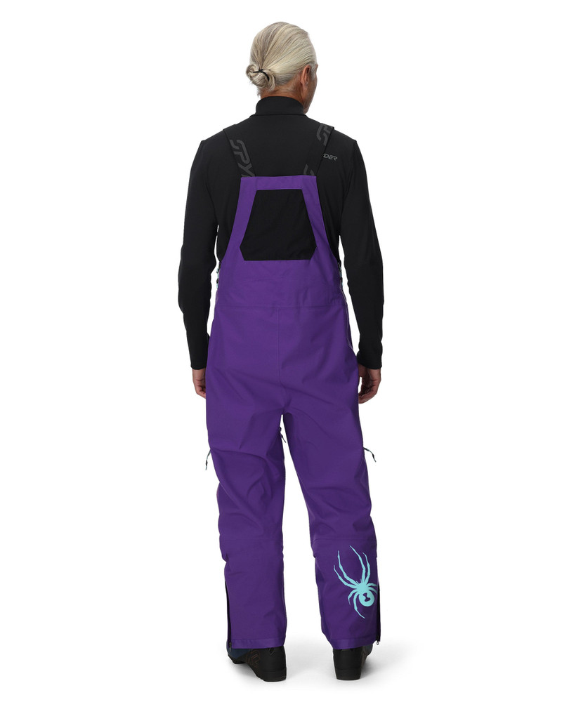 Mens Sanction Bib Pants - Deep Purple 7