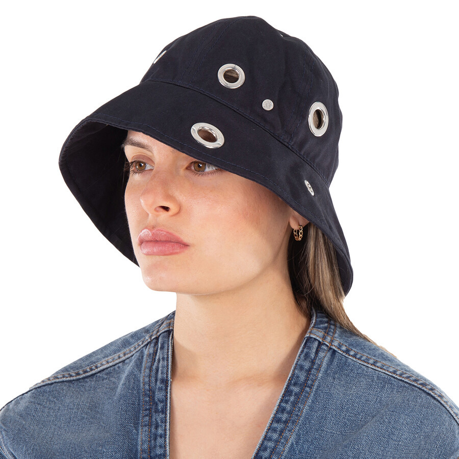Maison Michel Ladies Blue Juliet Asymmetric Bucket Hat - 2