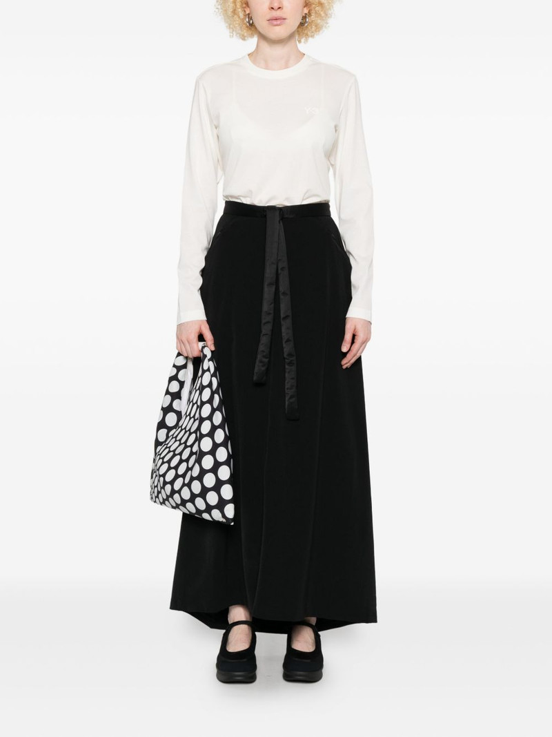 Y-3 long-sleeve crew-neck top outlook