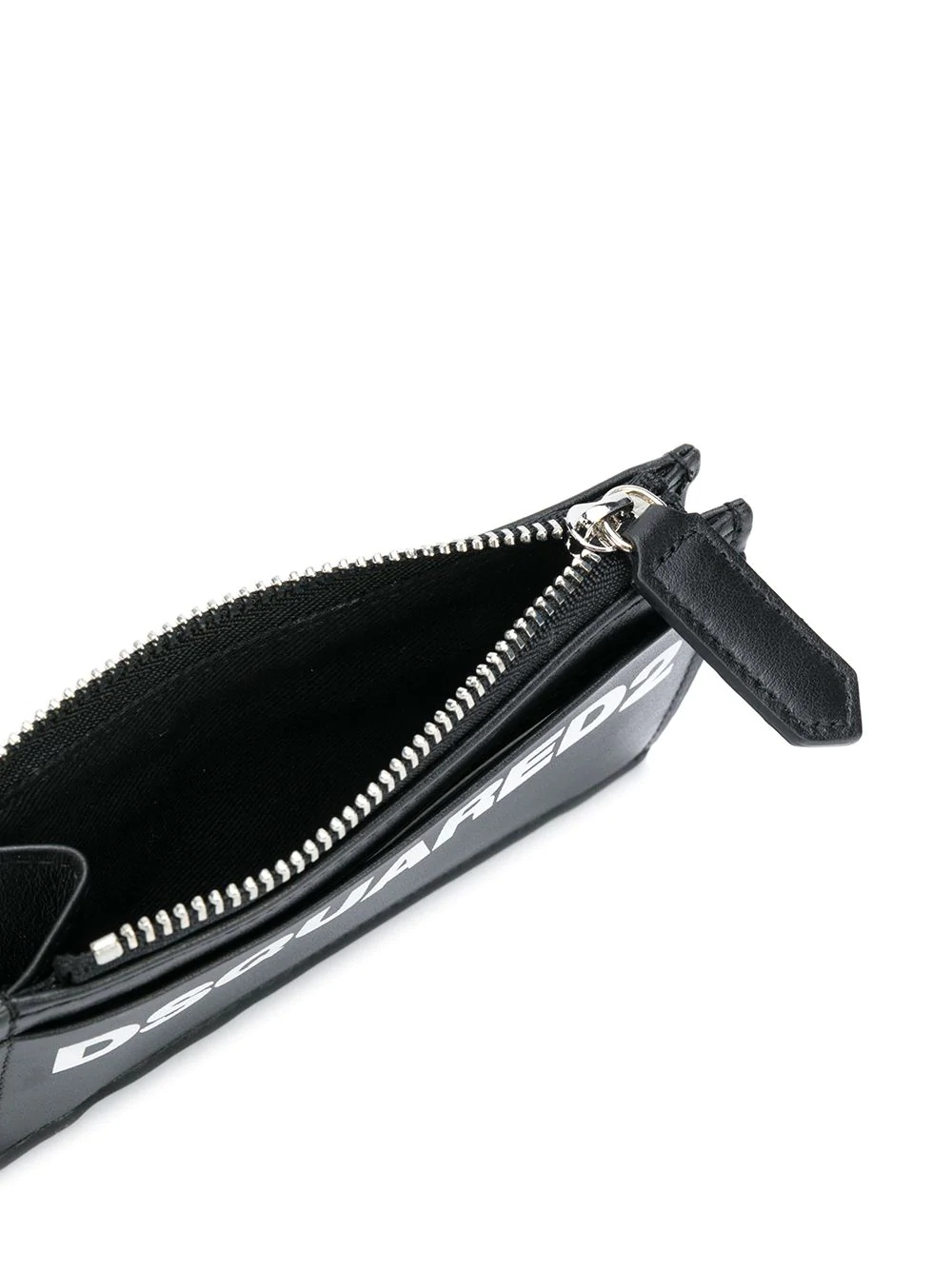 leather zip purse with multiple slip pockets - 3