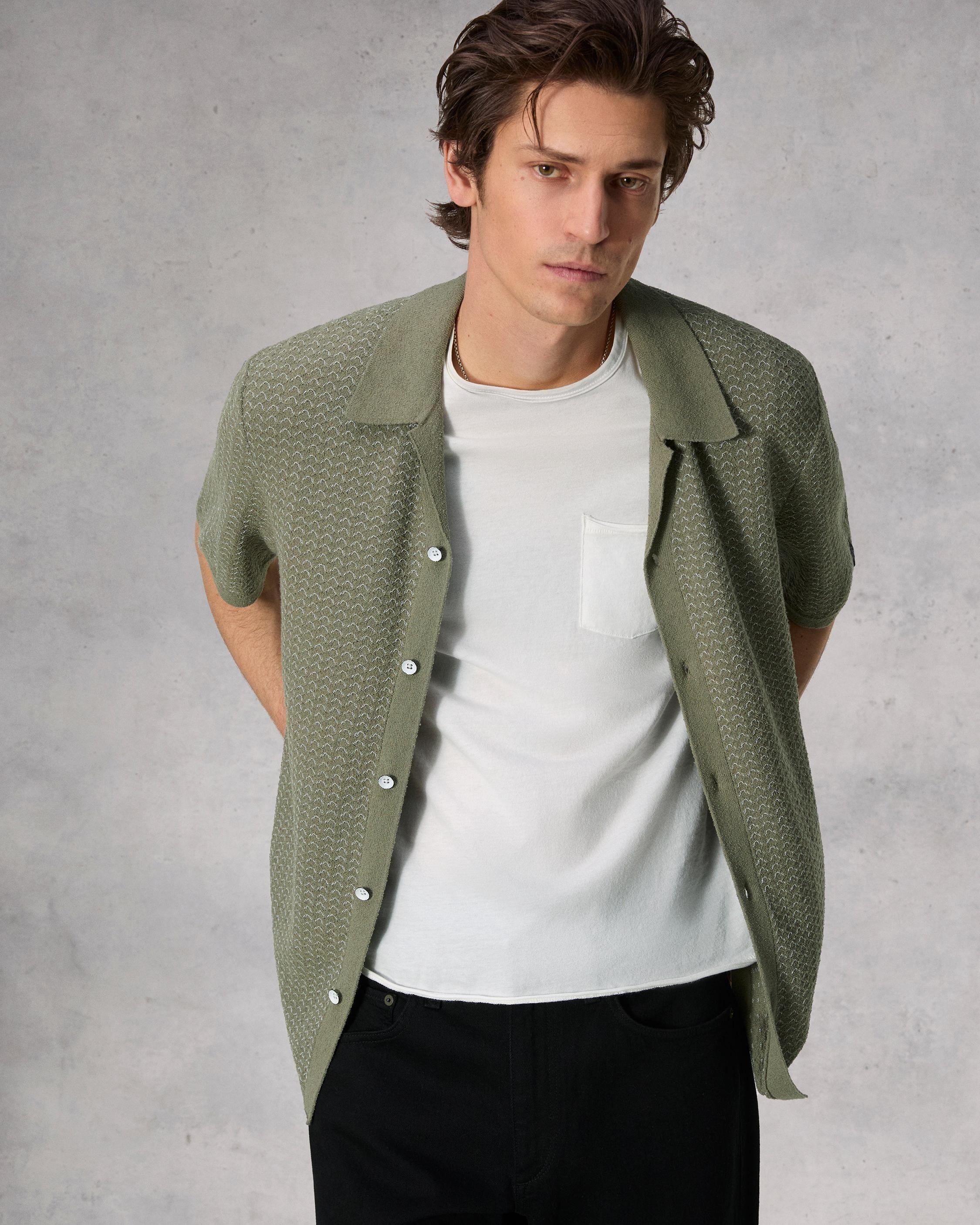 Avery Jacquard Zuma Toweling Shirt
Classic Fit Button Down - 7